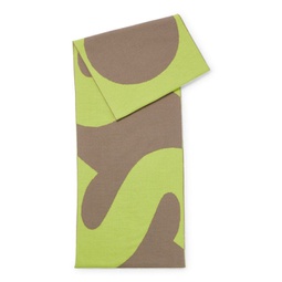 logo-jacquard scarf blended with wool