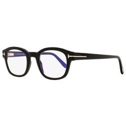 mens blue block eyeglasses tf5808b 001 black 49mm