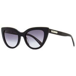 womens cat eye sunglasses lo686s 001 black 51mm