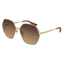 gg 0818sa 002 round / oval sunglasses