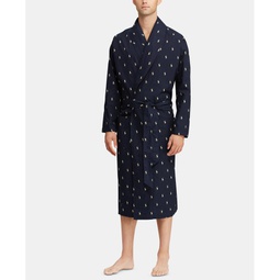 Mens All Over Polo Player Robe