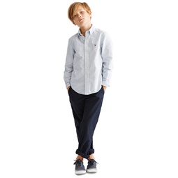 Toddler and Little Boys Cotton Oxford Shirt