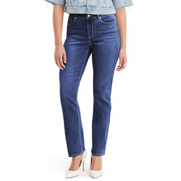 Womens Classic Straight-Leg Jeans in Long Length
