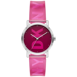 Womens Soho Pink Strap Watch 34mm