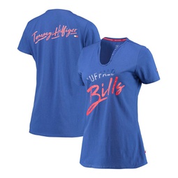 Womens Royal Buffalo Bills Riley V-Neck T-shirt