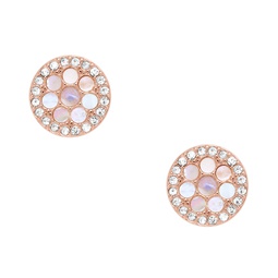 Val Mosaic Mother of Pearl Stud Earring