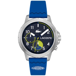 Mens Endurance Blue Silicone Watch Strap Watch 44mm