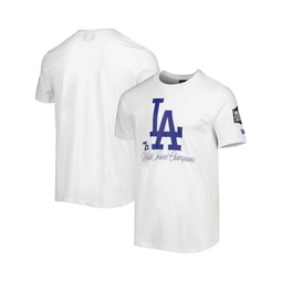 Mens White Los Angeles Dodgers Historical Championship T-shirt