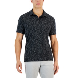 Alfatech Short Sleeve Marled Polo Shirt