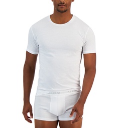 Mens 4-Pk. Slim-Fit Solid Cotton Undershirts