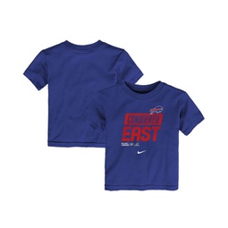 Toddler Boys and Girls Royal Buffalo Bills 2022 AFC East Division Champions Locker Room Trophy Collection T-shirt