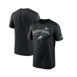 Big Boys Black Philadelphia Eagles Super Bowl LVII Lockup T-shirt