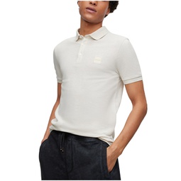 Boss Mens Slim-Fit Logo Patch Polo Shirt
