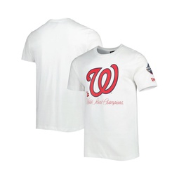 Mens White Washington Nationals Historical Championship T-shirt
