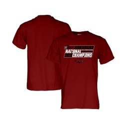 Mens Cardinal Arkansas Razorbacks 2023 NCAA Mens Indoor Track and Field National Champions T-shirt