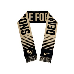 Mens and Womens Wake Forest Demon Deacons Rivalry Local Verbiage Scarf