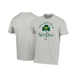 Mens Heather Gray Notre Dame Fighting Irish Cheer For Old T-shirt