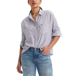 Womens Harrison Long-Sleeve Cotton Raglan Shirt