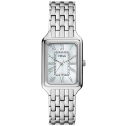 Womens Raquel Three-Hand Date Silver-Tone Stainless Steel Watch 26mm