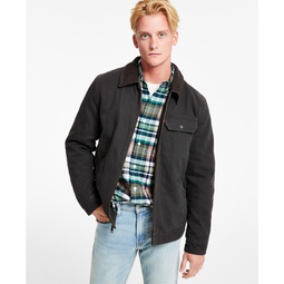 Levi's Mens Cotton Canvas Zip-Front Utility Jacket