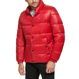 Mens Quilted Water-Resistant Puffer Jacket