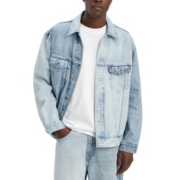 Mens SilverTab Relaxed-Fit Trucker Jacket