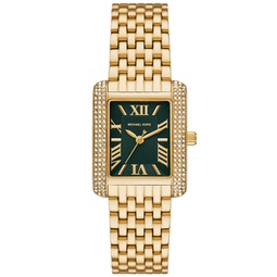 Womens Emery Three-Hand Gold-Tone Stainless Steel Watch 33 x 27mm