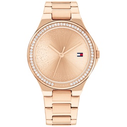 Womens Quartz Rose Gold-Tone Stainless Steel Watch 36mm