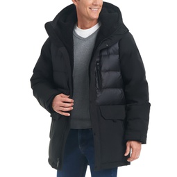 Mens Quilted Hooded Puffer Parka