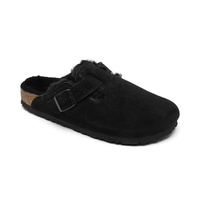 Womens Boston Shearling Suede Leather Clogs from Finish Line