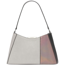 Wren Chrome Shoulder Bag with Magnetic Snap