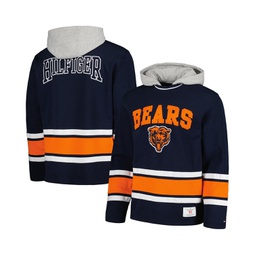 Mens Navy Chicago Bears Ivan Fashion Pullover Hoodie