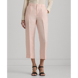 Womens Cropped Twill Pants