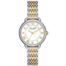 Womens Lily Avenue Three Hand Two-Tone Stainless Steel Watch 34mm