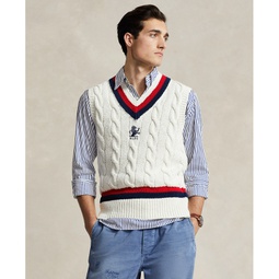 Mens Cotton Cricket Sweater Vest