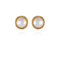 Imitation Pearl Stud Earrings