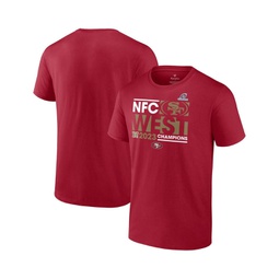 Mens Scarlet San Francisco 49ers 2023 NFC West Division Champions Conquer T-shirt