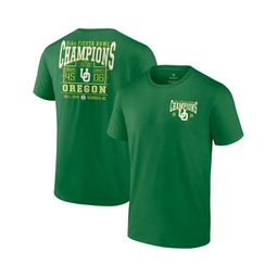 Mens Green Oregon Ducks 2024 Fiesta Bowl Champions Score T-shirt