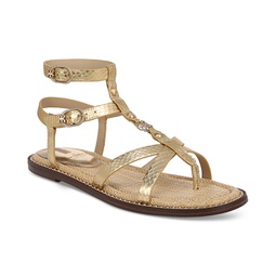 Tayla Embellished Strappy Gladiator Flat Sandals