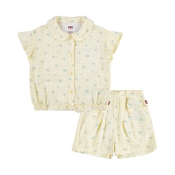 Toddler Girls Daisy Top and Shorts Set