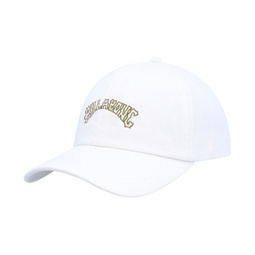 Womens White Dad Cap Adjustable Hat