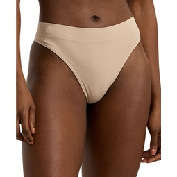 Womens Seamless Stretch Jersey Thong Underwear 4L0010