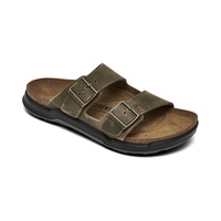 Mens Arizona Crosstown Natural Leather Oiled Two-Strap Sandals from Finish Line