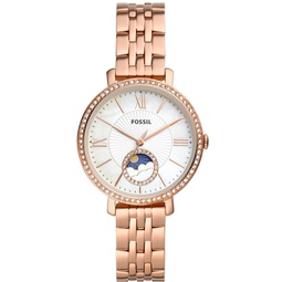 Womens Jacqueline Rose Gold-Tone Stainless Steel Bracelet Watch 36mm