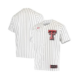 Mens White Texas Tech Red Raiders Replica Performance Baseball Jersey