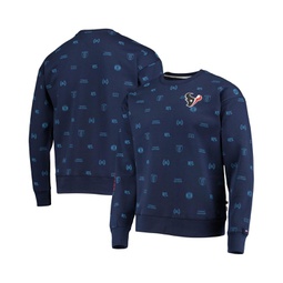 Mens Navy Houston Texans Reid Graphic Pullover Sweatshirt