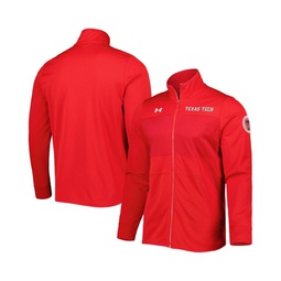Mens Red Texas Tech Red Raiders Knit Warm-Up Full-Zip Jacket