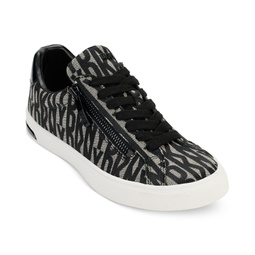 Womens Sarai Lace-Up Zip Low-Top Sneakers