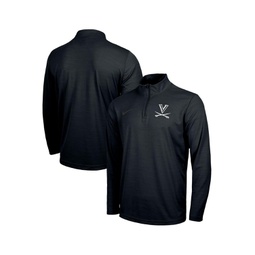 Mens Black Virginia Cavaliers Dark Mode Intensity Logo Quarter-Zip Performance Jacket