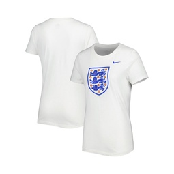 Womens White England National Team Club Crest T-shirt